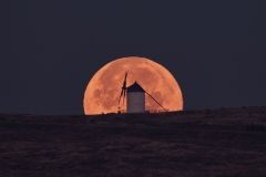fullmoon Luna llena Toledo Consuegra Molinos