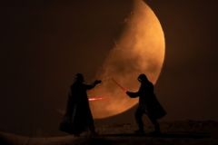 silueta star wars luna