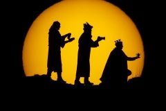 Silueta sol reyes magos