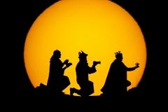 Silueta sol reyes magos